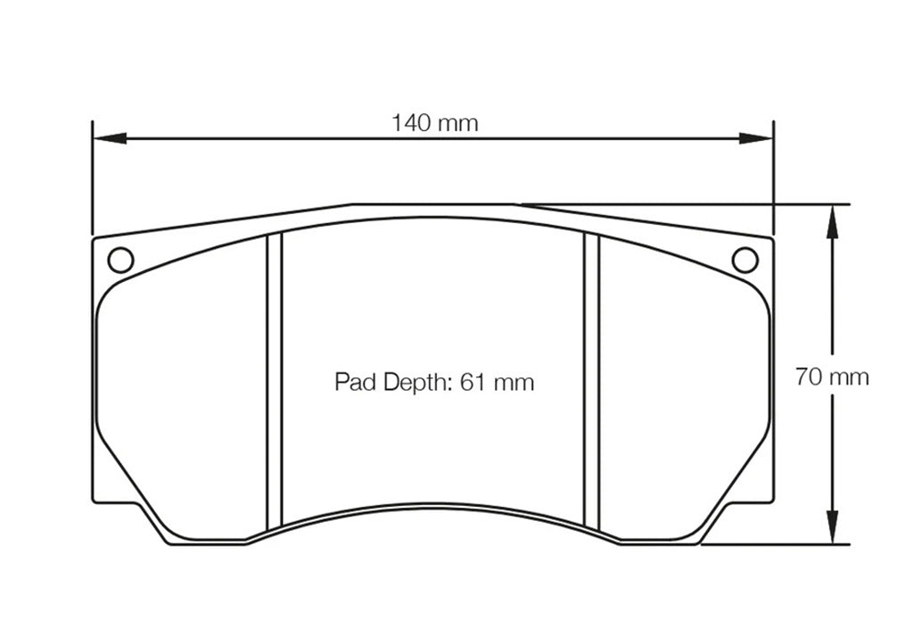 Pagid 3280 Racing Brake Pads
