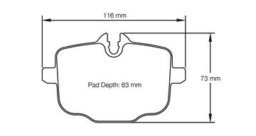 Pagid Racing Brake Pads No. 4932 (Rear)