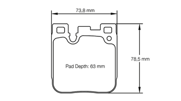 Pagid Racing Brake Pads No. 4933 (Rear)