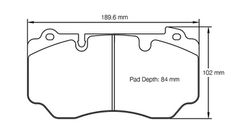 Pagid Racing Brake Pads No. 4941 (Front)