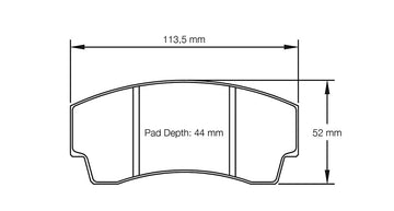 Pagid Racing Brake Pads No. 2127