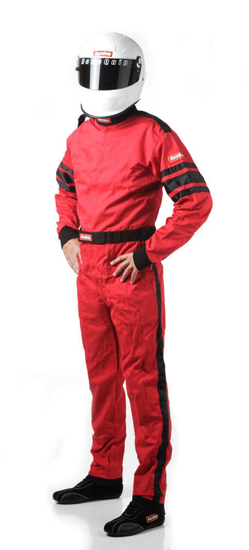 RACEQUIP Red Suit Single Layer XX-Large