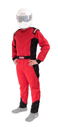 RACEQUIP Suit Chevron Red Medium SFI-1