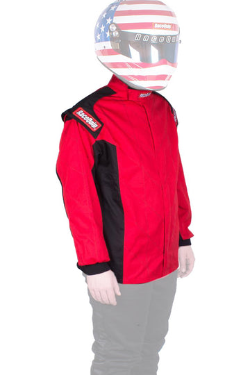 RACEQUIP Jacket Chevron Red X-Large SFI-1