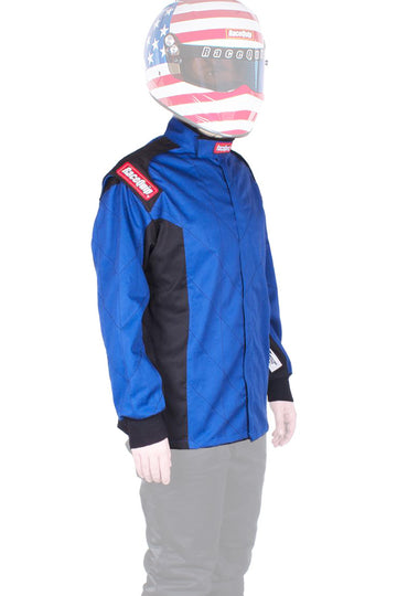RACEQUIP Jacket Chevron Blue X-Large SFI-1