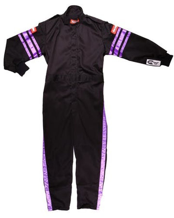 RACEQUIP Black Suit Single Layer Kids XX-Large Purple Tri