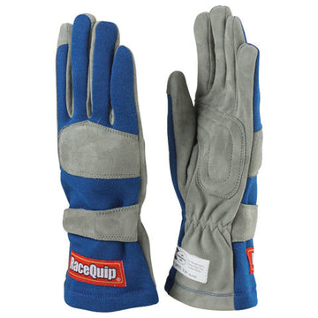 RACEQUIP Gloves Single Layer Medium Blue SFI
