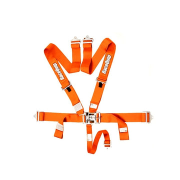 RACEQUIP 5pt Harness Set L&L Orange SFI