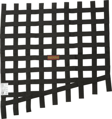 RACEQUIP Window Net Drag 24 to 18x23 SFI Black
