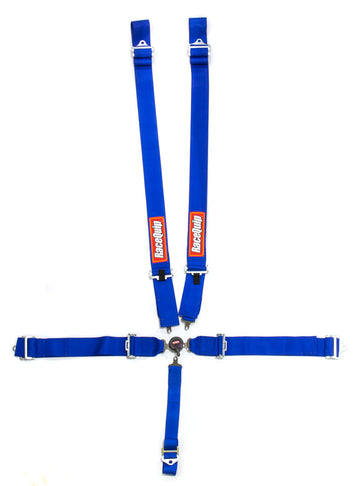 RACEQUIP 5pt Harness Camlock  SFI Sportsman Blue