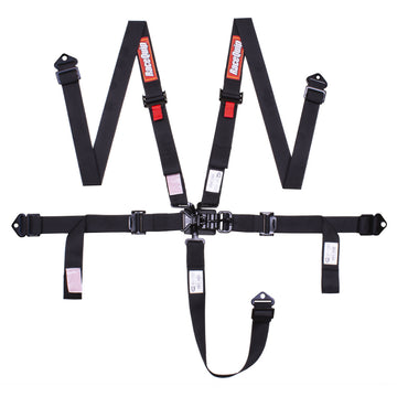 RACEQUIP Harness 5pt L&L 2in P/D Lap Black SFI 16.1