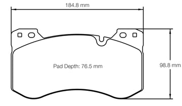 Race Technologies RE10 Brake Pad 2466.20.RE10 (Front)