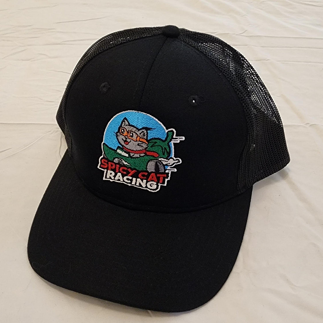 Spicy Cat Racing Embroidered Trucker Hat - Spicy Cat Racing