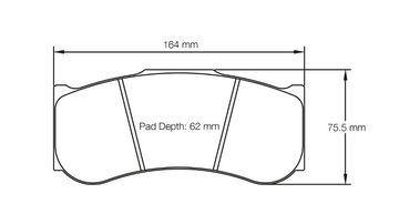 Pagid U-2019 Racing Pads - RSL-1 Compound