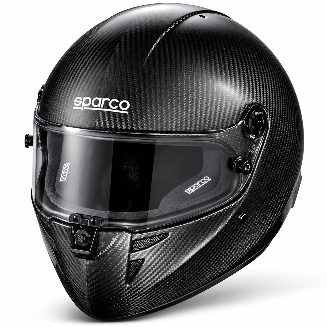 Sparco Stealth Carbon Fiber Karting Helmet | FIA 8878-2024