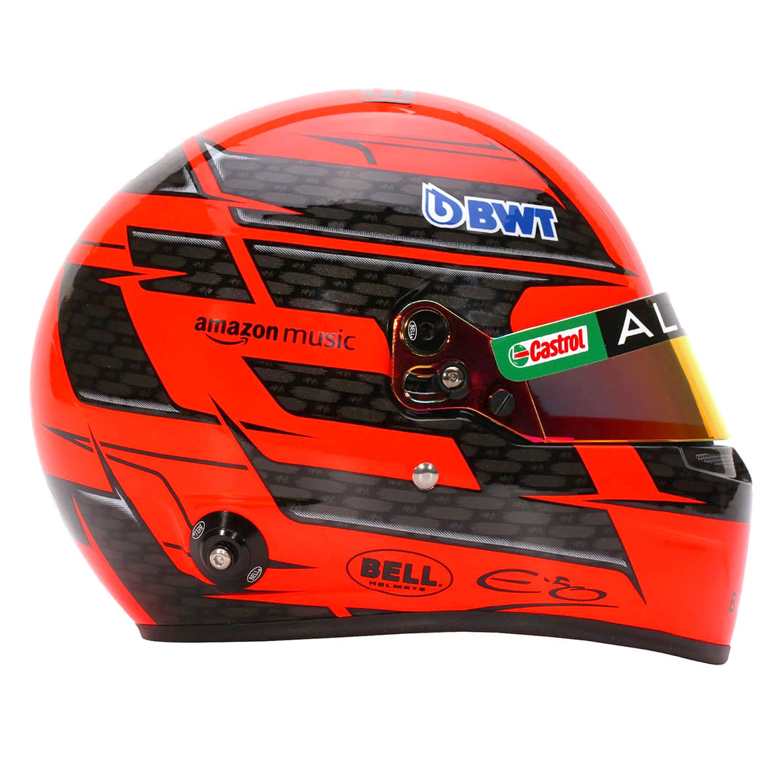 Bell HP77 Esteban Ocon 1:2 Scale F1 Mini Helmet | Alpine 2024 F1 Season