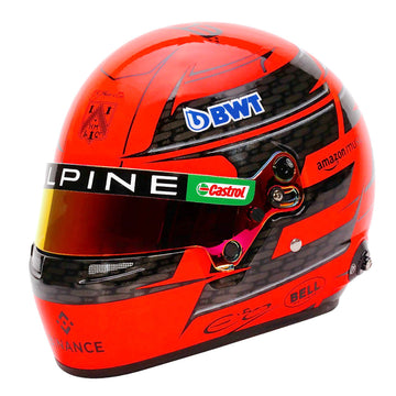 Bell HP77 Esteban Ocon 1:2 Scale F1 Mini Helmet | Alpine 2024 F1 Season
