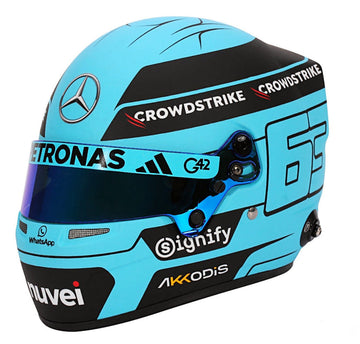 Bell HP77 George Russell 1:2 Scale F1 Mini Helmet | Mercedes-AMG Petronas