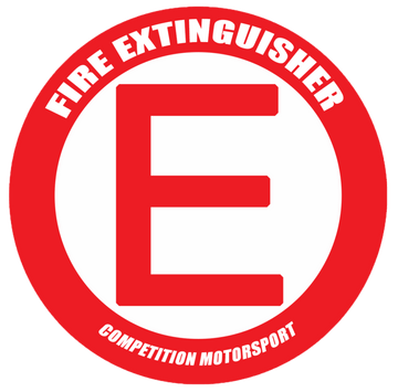 CMS Fire Extinguisher Decal