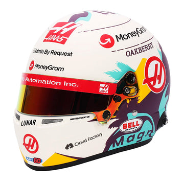 Bell HP77 Kevin Magnussen 1:2 Scale F1 Mini Helmet | Haas 2024 F1 Season