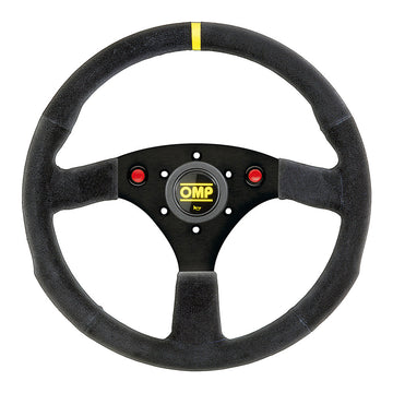 OMP 320 ALU S Steering Wheel | 320mm Flat Suede Racing Wheel