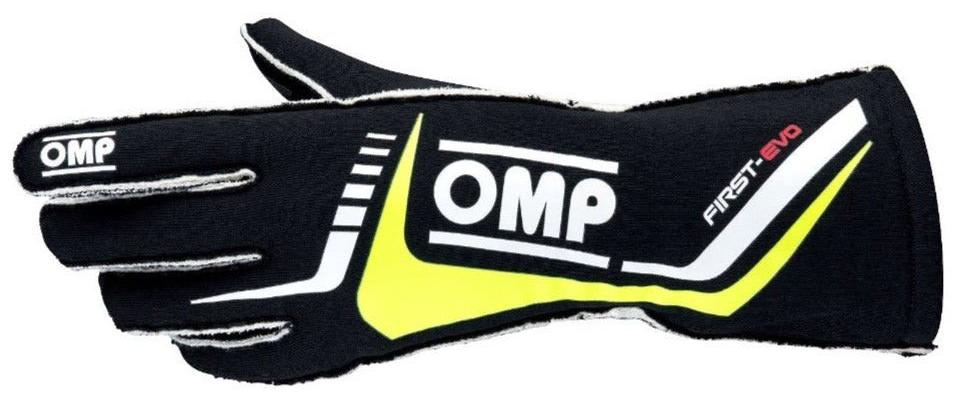 OMP First Evo Racing Gloves | FIA 8856-2018