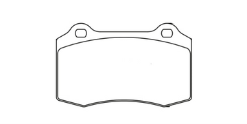 Pagid Racing 1408 Brake Pads (Rear)