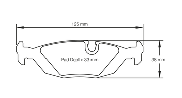 Pagid Racing Brake Pads No. 1141 (Rear)