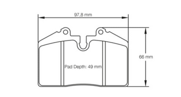 Pagid Racing Brake Pads No. 1203