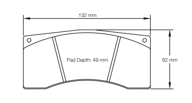 Pagid Racing Brake Pads No. 1674 (Rear)