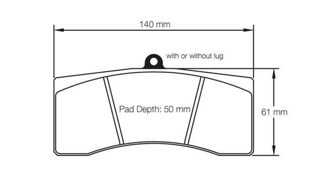 Pagid Racing Brake Pads No. 1896 (Front)