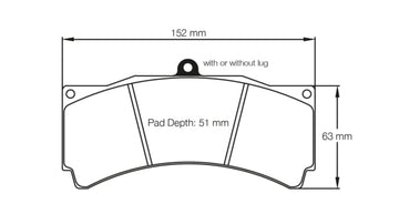 Pagid Racing Brake Pads No. 1903 (Front & Rear)