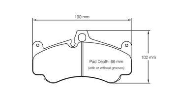 Pagid Racing Brake Pads No. 2707 (Front)