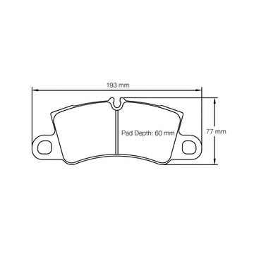 Pagid Racing Brake Pads No. 4581 (Rear)