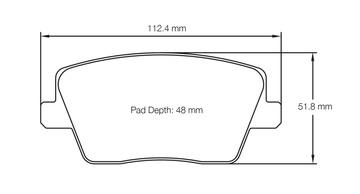 Pagid Racing Brake Pads No. 7035 (Rear)