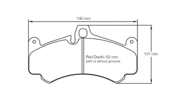 Ferodo FRP3075 Porsche Front Brake Pads