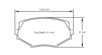 Pagid Racing Brake Pads No. 8127 USA