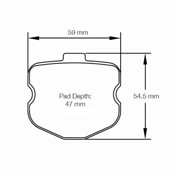 Pagid Racing Brake Pads No. 8240 USA (Rear)