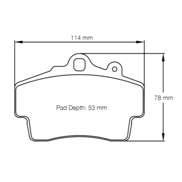 Pagid Racing Brake Pads No. 2407 (Front)