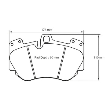 Pagid Racing Brake Pads No. 4907 (Front)