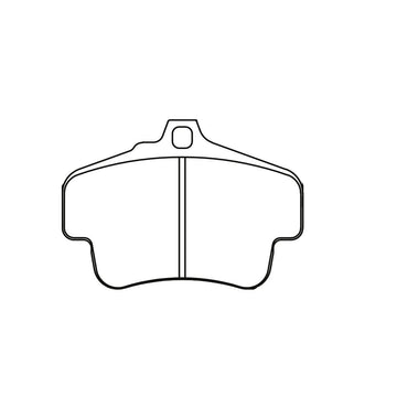 Pagid Racing Brake Pads No. 2405 (Rear)