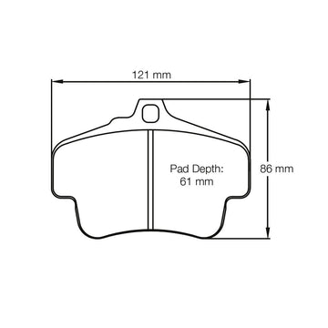 Pagid Racing Brake Pads No. 2405 (Front)