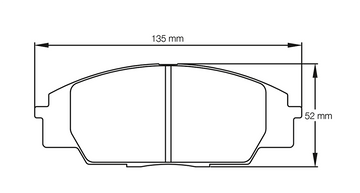 Pagid Racing Brake Pads No.8010 (Front)