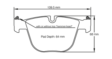 Pagid Racing Brake Pads No. 8021