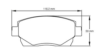 Pagid Racing Brake Pads No. 8029 (Front)