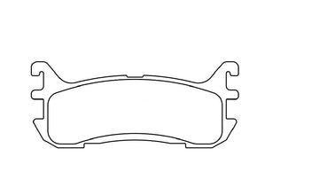 Pagid 8129USA Racing Brake Pads (Rear)