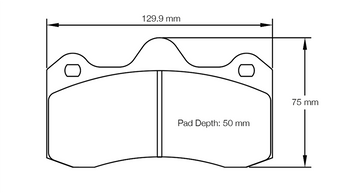Pagid Racing Brake Pads No. 8214 (Rear)