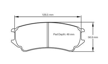 Pagid Racing Brake Pads No. 8242 (Rear)