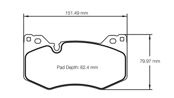 Pagid Racing Brake Pads No. 8278 (Front)