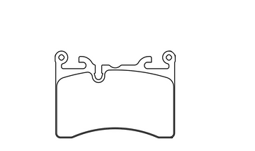 Pagid Racing Brake Pads 8284 (Rear) | McLaren w/ Pagid RBD Kit